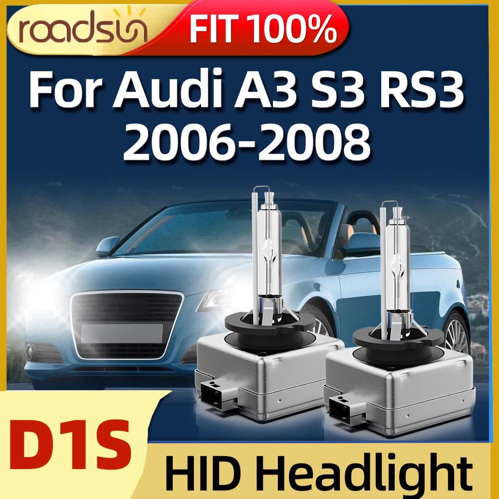Roadsun HID  D1S ڵ Ʈ, ڵ , ƿ A3 S3 RS3 2006 2007 2008 , 6000K, 35W, 2 